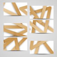 Vector business-card set for your design N18
