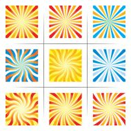 set of abstract backgrounds N2
