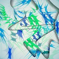 Abstract pattern of lines N30