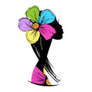 Female Head Silhouette For Your Design N3