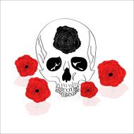 skull with roses N2