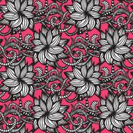 Elegant seamless pattern with flowers N8