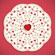 Round Ornament Background