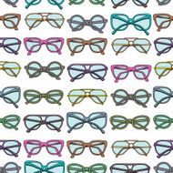 Seamless pattern with glasses N6