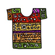 Design of t-shirt abstract ornament N2