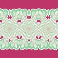 Vector horizontal seamless pattern background ornament
