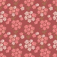 Seamless retro background with roses N2