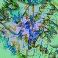 Colorful zigzag background N3