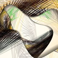 Abstract pattern of lines N35