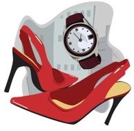 high heels &amp; watch