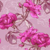 Beautiful Seamless Rose Background N2