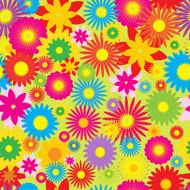 Seamless pattern with flowers N43