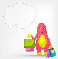 Funny Monster Shopping