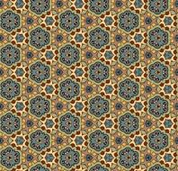 Ornate seamless vector pattern