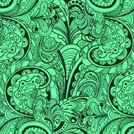 Vector vintage floral pattern N2