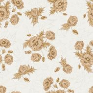 Pattern of poppy flowers N2