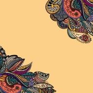 Vector vintage floral pattern N12