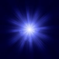Abstract blue rays background