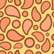 Paisley seamless pattern N46