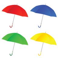 umbrella color vector illustration