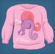 Sweatshirt With Unicorn