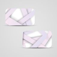 Vector business-card set for your design N20