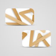 Vector business-card set for your design N21