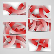 Vector business-card set for your design N23