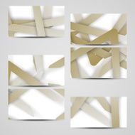 Vector business-card set for your design N25