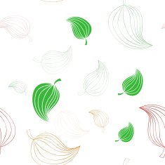 Seamless pattern with leaves N37