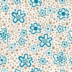 Seamless backdrop with flowers summer pattern