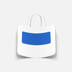 realistic design element bag N15