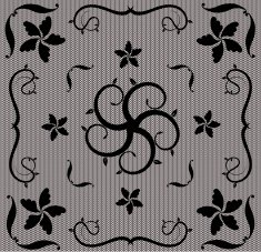 Abstract vintage lace pattern