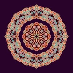 Decorative rosette-sun