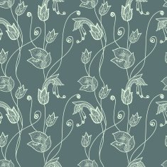 Flower lacy seamless background N18