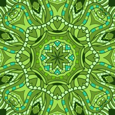 Vector texture background with abstract flowers N3