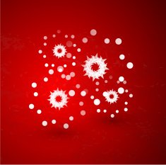 Red christmas vector background N6