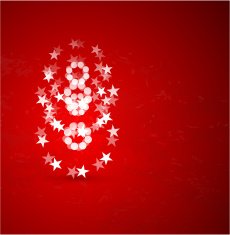 Red christmas vector background N9