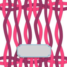 Stripe pattern with Label for Text Vector N4