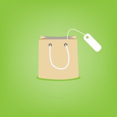 shopping bag vector icon N4