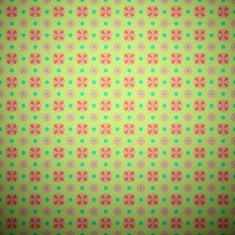 Abstract flower vector seamless pattern (tiling)