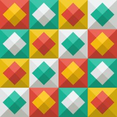Background with diamonds in flat icon style N2
