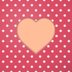 Abstract Paper Heart Valentine