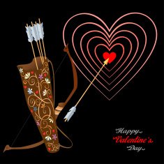 Arrows and heart