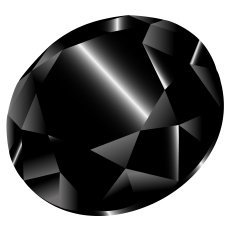 Vector black diamond