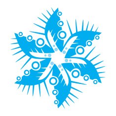 original vector snowflake lace