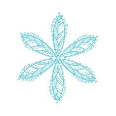 original vector snowflake lace N4