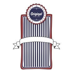 vintage sticker label N536