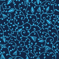 Colorful floral seamless pattern in cartoon style N11