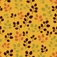 Seamless pattern with leaf N35